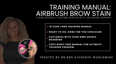 AIRBRUSH BROW STAIN TRAINER MANUAL