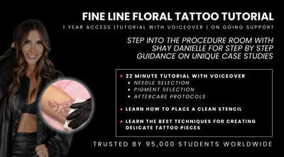 SHADOW SHAY 12: FINE LINE FLORAL TATTOO TUTORIAL