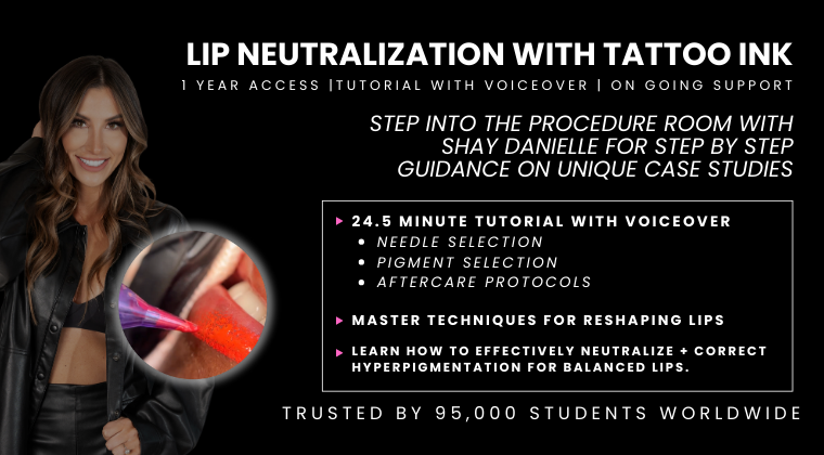 SHADOW SHAY 15: DARK LIP NEUTRALIZATION WITH TATTOO INK TUTORIAL