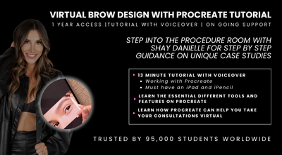 SHADOW SHAY 20: VIRTUAL BROW DESIGN WITH PROCREATE TUTORIAL