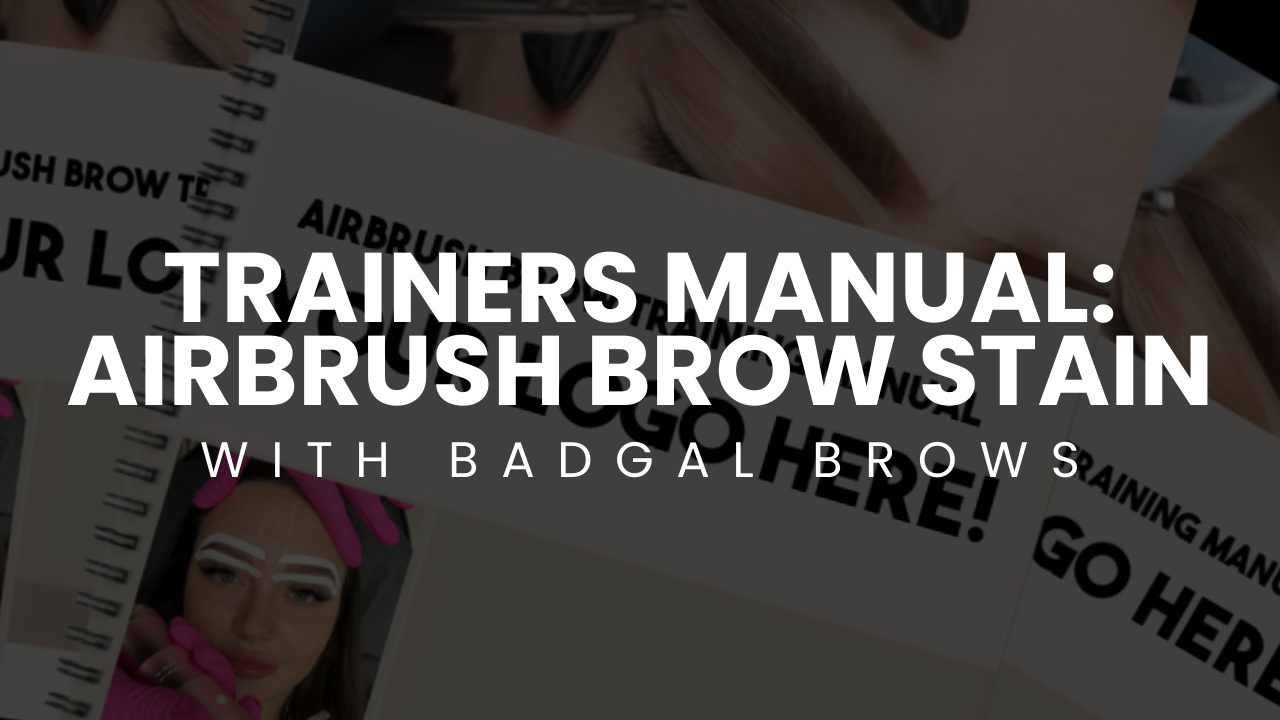 Airbrush Brow Stain Trainers Manual | Shay Danielle Academy – Shop Shay ...