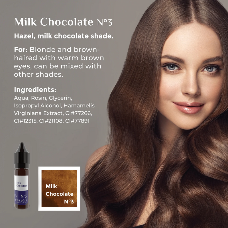 Hanafy Eyebrow Pigments - N3 Milk Chocolate