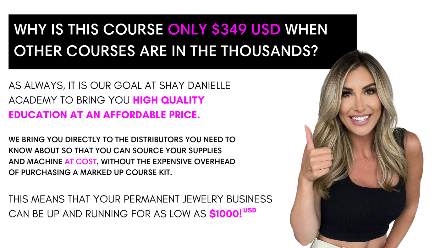 PERMANENT JEWELRY TRAINING & STARTER KIT👇🏽 Start your OWN independen