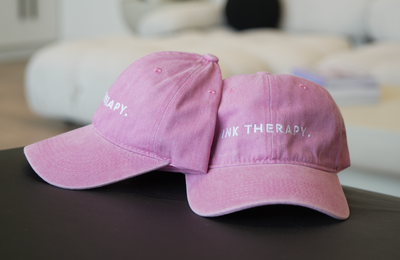 INK THERAPY BALL CAP: PINK