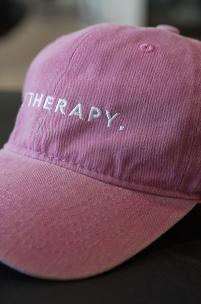 INK THERAPY BALL CAP: PINK