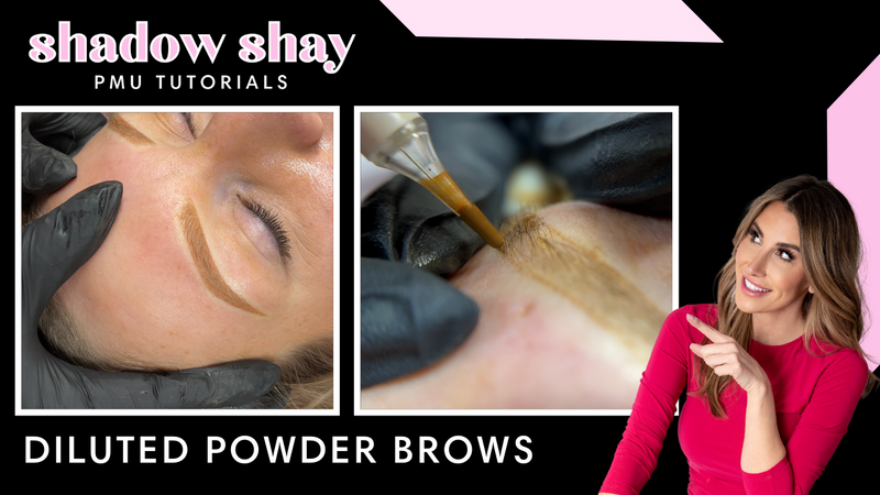 SHADOW SHAY 13: DILUTED POWDER BROWS TUTORIAL